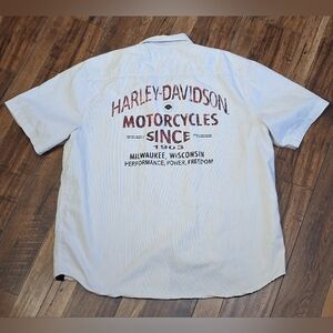 Vintage Classic Harley-Davidson button-down, Men's XL
